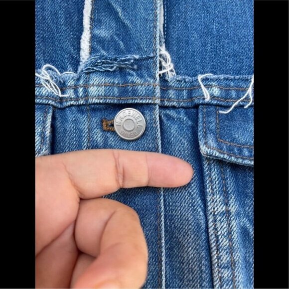 Madewell oversize jean jacket small - Picture 6 of 10